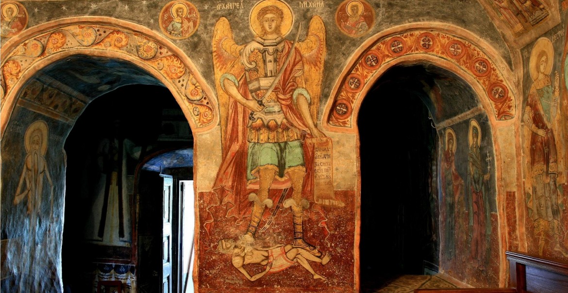 Pictură - Sfânta Mănăstire Jgheaburi Pictură - Sfânta Mănăstire Jgheaburi